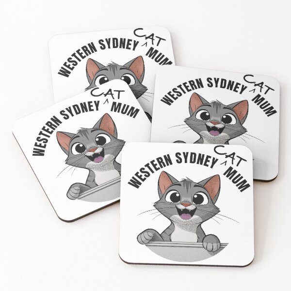 Item preview, Western Sydney Cat Mums Grey Tabby Cat designed and sold by The Western Weekender.
