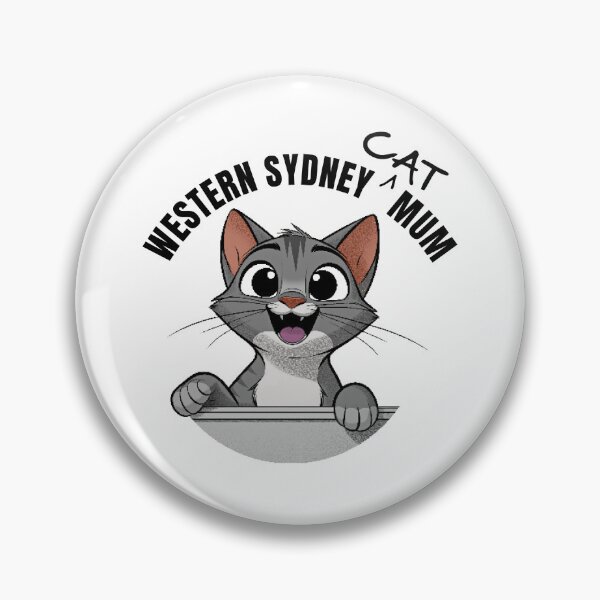 Item preview, Western Sydney Cat Mums Grey Tabby Cat designed and sold by The Western Weekender.