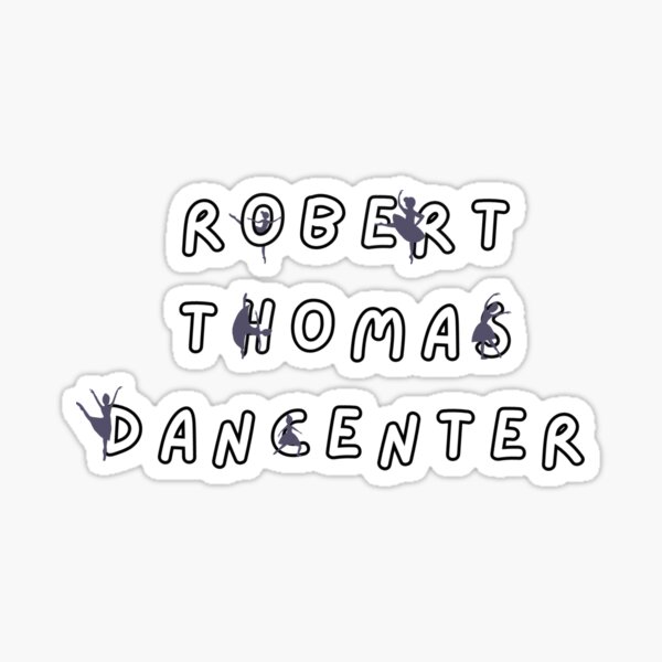 Dancers in Letters Sticker