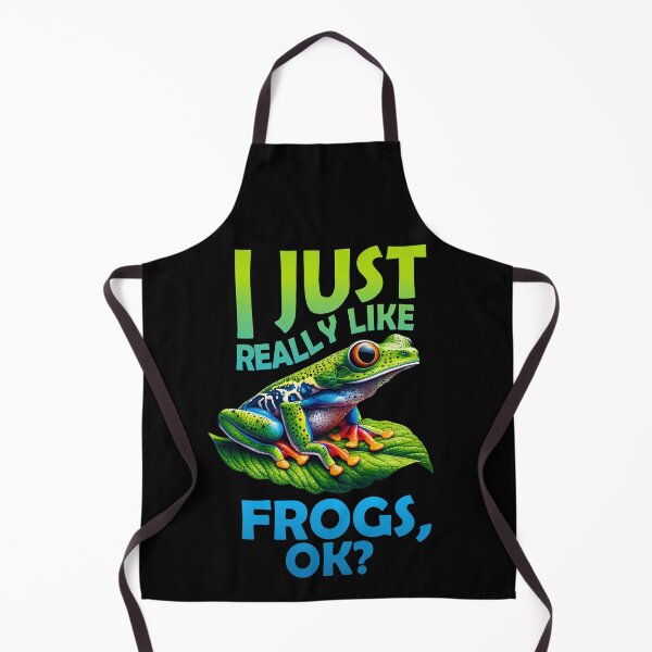 Item preview, I Just Really Like Frogs OK? Fun Frog Lover for Kids Girls Boys designed and sold by LumbardaDesigns.
