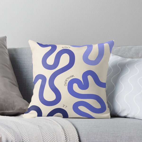 Item preview, Don't Overthink It Pastel Aesthetic Pinterest Minimalist Art Design designed and sold by pointense.