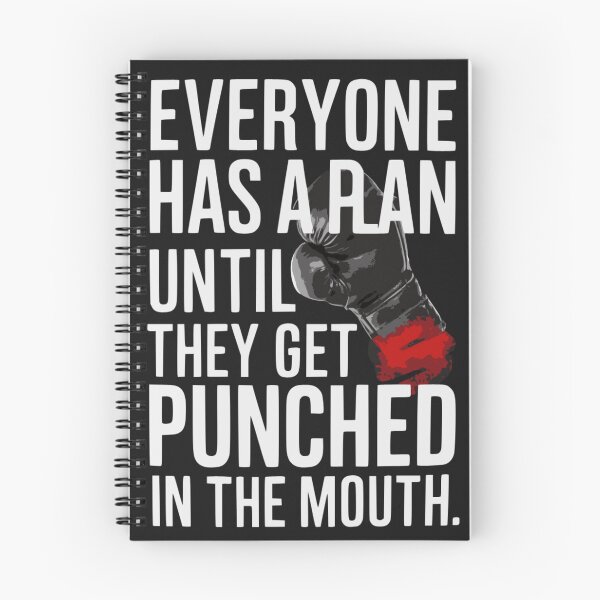 Item preview, everyone has a plan until they get punched in the mouth , funny boxing lover designed and sold by venavar.