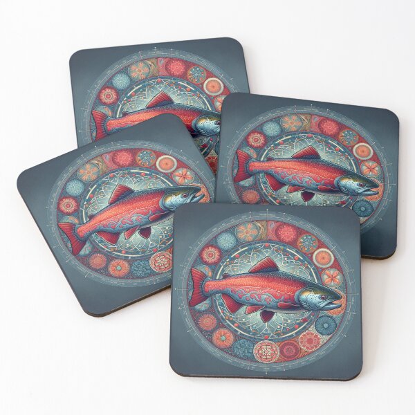 Item preview, Female Sockeye Salmon designed and sold by Catherine Harrison.