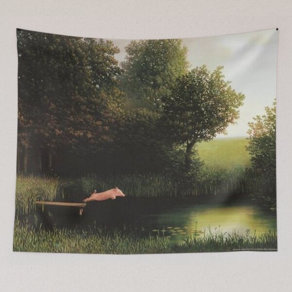 Item preview, Poster Kohler Pig Painting designed and sold by romeoHellen.