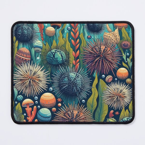 Item preview, Cute Urchins in Kelp Forest designed and sold by EcoArtShop.