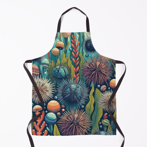 Item preview, Cute Urchins in Kelp Forest designed and sold by EcoArtShop.