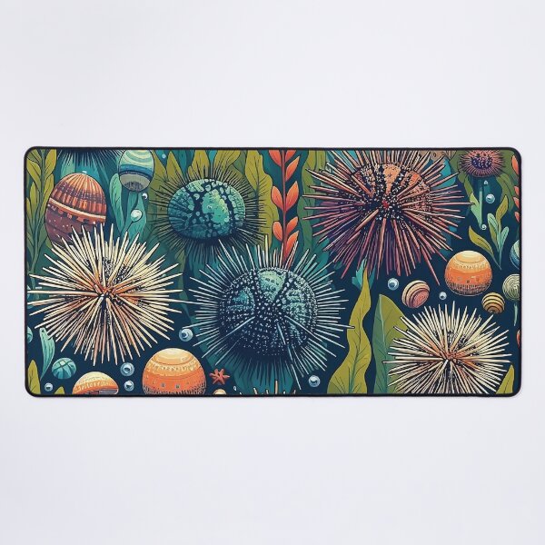 Item preview, Cute Urchins in Kelp Forest designed and sold by EcoArtShop.