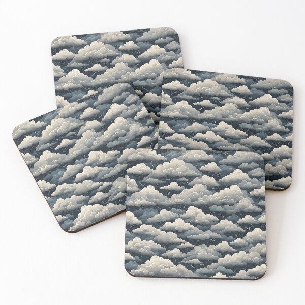 Item preview, Tempestuous Skies. Storm cloud pattern designed and sold by Generic RedHead Designs.