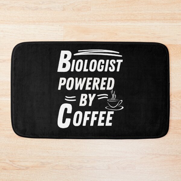Item preview, Biologist powered by coffee designed and sold by annoying-shirts.