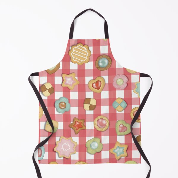 Item preview, Patissier Peach Pastel Minigame Cookies Gingham designed and sold by Juliet Raines.