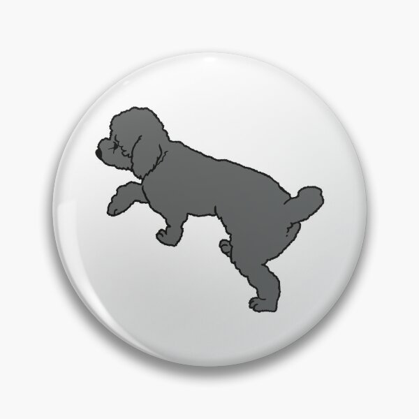 Item preview, silver walking poodle2 designed and sold by Eastspacebubble.