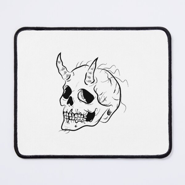 Item preview, Skull with devil horns designed and sold by VassaliteCreate.