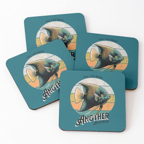 Item preview, Aquarium Angelfish Retro Design, Vintage Fish Shirt designed and sold by FinFriends.