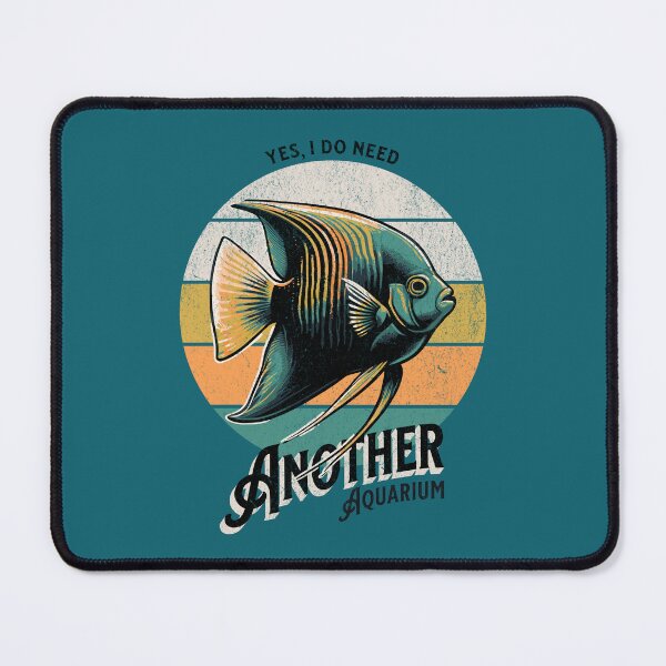 Item preview, Aquarium Angelfish Retro Design, Vintage Fish Shirt designed and sold by FinFriends.