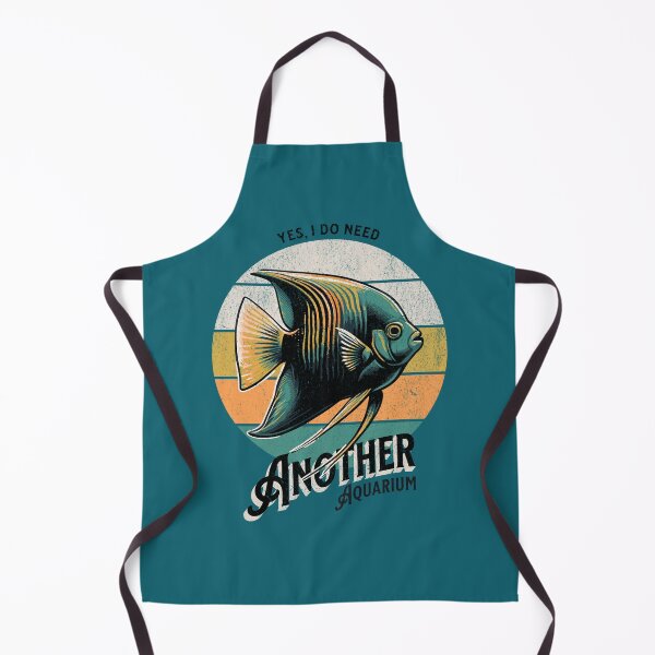 Item preview, Aquarium Angelfish Retro Design, Vintage Fish Shirt designed and sold by FinFriends.