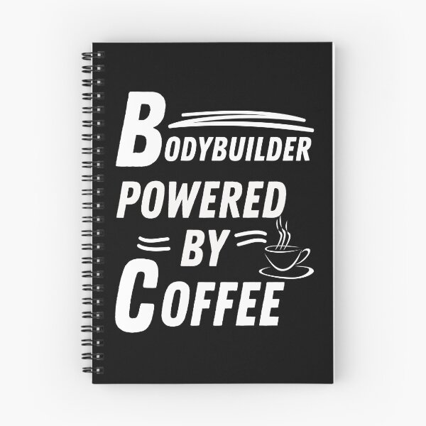 Aperçu de l'œuvre Bodybuilder propulsé par le café créée et vendue par annoying-shirts.