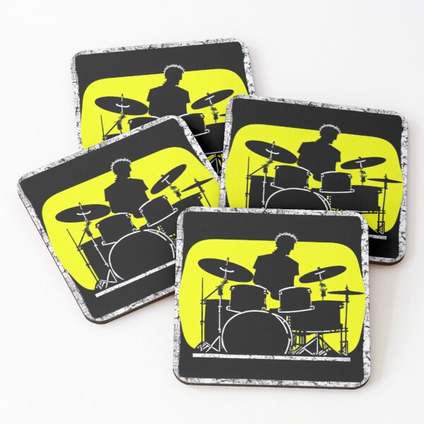 Item preview, Abstract silhouette drummer designed and sold by Artbellachi.