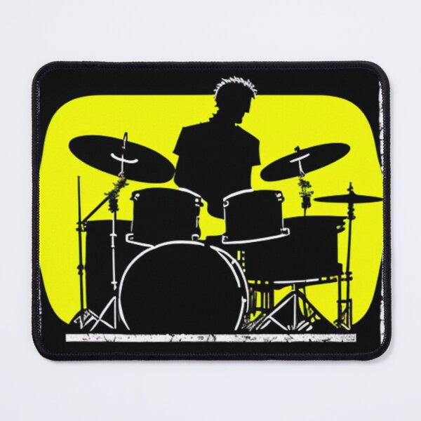 Item preview, Abstract silhouette drummer designed and sold by Artbellachi.