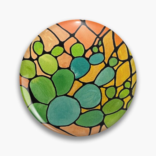 Item preview, Stained Glass Cactus Design designed and sold by Lisa Neuman Watercolors.