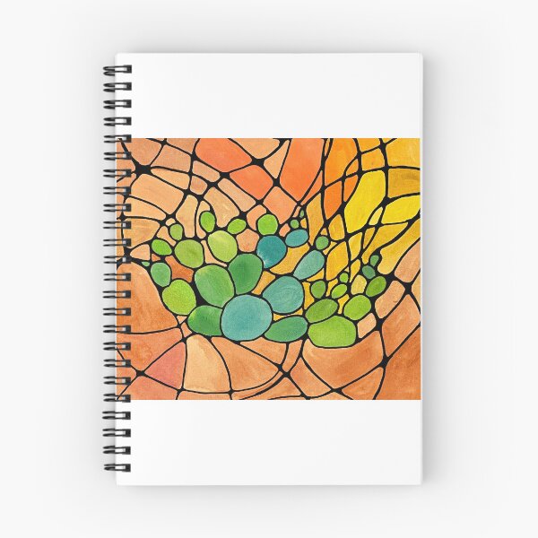 Item preview, Stained Glass Cactus Design designed and sold by Lisa Neuman Watercolors.