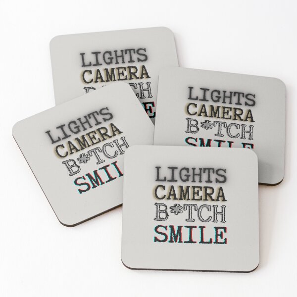 Item preview, LIGHTS CAMERA (clean-ish) designed and sold by Cupcake Design Sh*t.