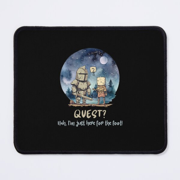Item preview, Adventures Await! Funny Cartoon Side Quest designed and sold by zax454.