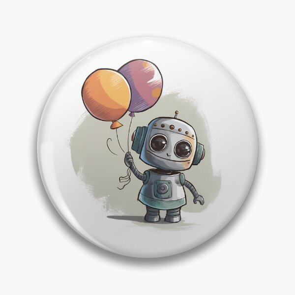 Item preview, An endearing cinematic illustration of a tiny robot designed and sold by brokenpones.