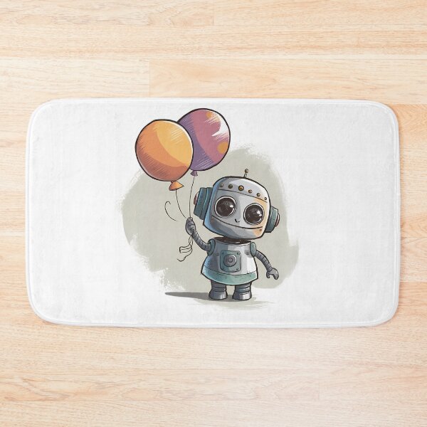 Item preview, An endearing cinematic illustration of a tiny robot designed and sold by brokenpones.