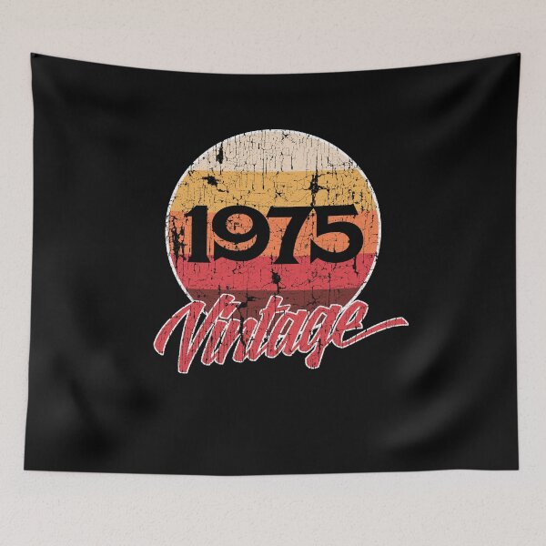 Item preview, 43th Birthday 70s Vintage Retro 1975 Gift 1975s designed and sold by roarr.