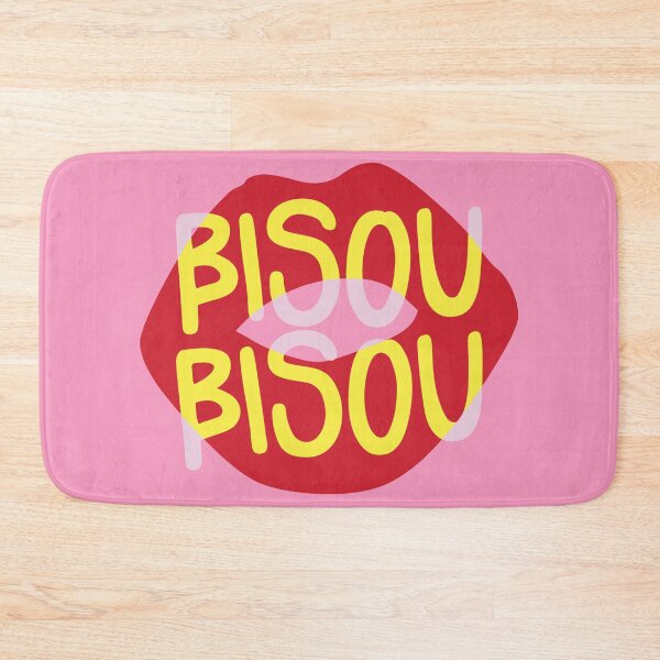 Item preview, Bisou Bisou Abstract Red Lips Kiss Pop Art Design designed and sold by Dazzline Designs.