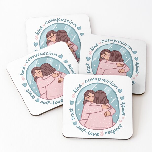 Item preview, compassion kind gentle respect self-love trust designed and sold by digilabs.