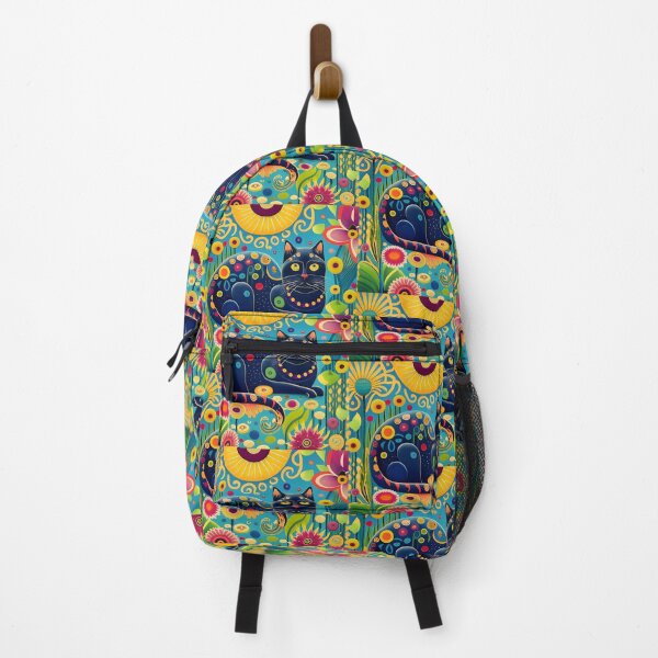Item preview,  Inspired By Gustav Klimt Black Cat In A Garden designed and sold by Tamas Das.