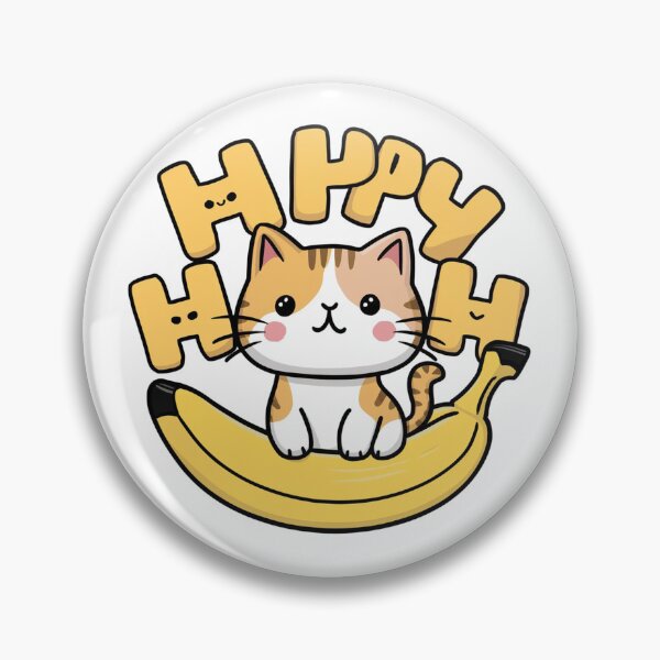 Item preview, hapi banana cat funny designed and sold by azkafabre.