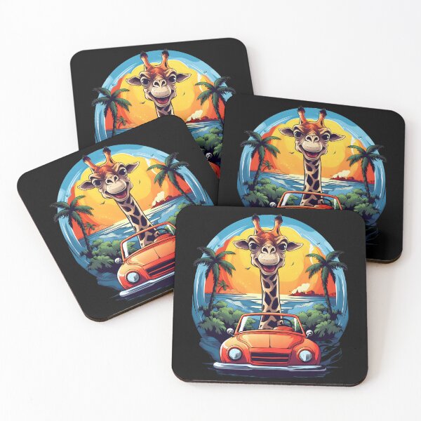 Item preview, Giraffe drives a convertible designed and sold by DerSenat.