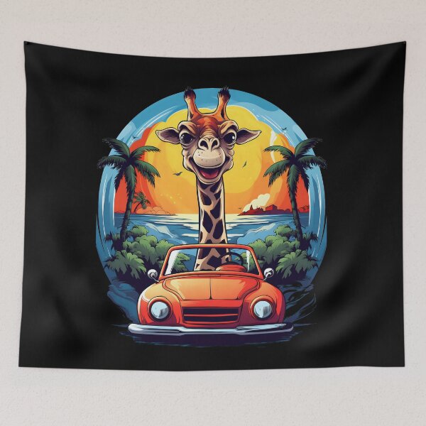 Item preview, Giraffe drives a convertible designed and sold by DerSenat.