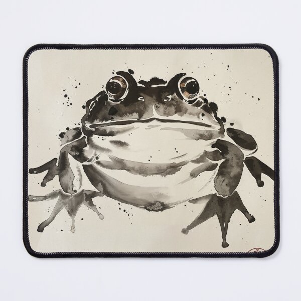 Item preview, Japanese frog sumi-e designed and sold by ZedOhEe.