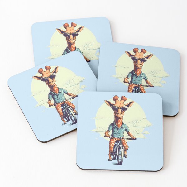 Item preview, Giraffe rides a bicycle designed and sold by DerSenat.