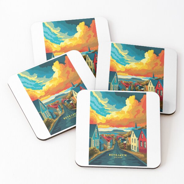 Item preview, Reykjavík Radiance: Iceland  designed and sold by NeuralVibe.