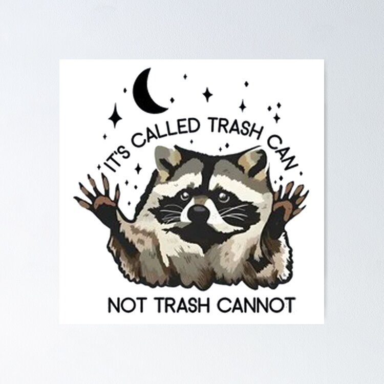 It's Called Trash Can Funny Sticker