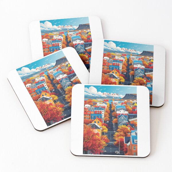 Item preview, Reykjavik Radiance: Iceland  designed and sold by NeuralVibe.