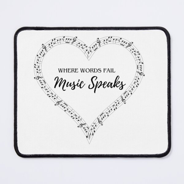 Item preview, Where Words Fail, Music Speaks designed and sold by earthangelz.