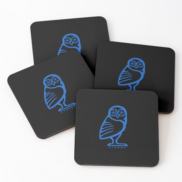 Item preview, Athena owl. Design for ancient Greece fans in blue ink designed and sold by martodesign.