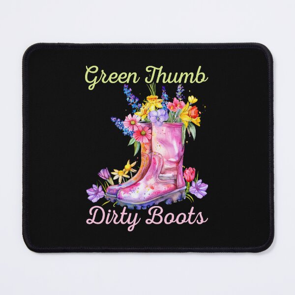 Item preview, Green Thumb Dirty Boots Women Gardening Plant Lover designed and sold by Designer-Girl.