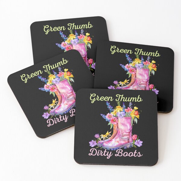 Item preview, Green Thumb Dirty Boots Women Gardening Plant Lover designed and sold by Designer-Girl.