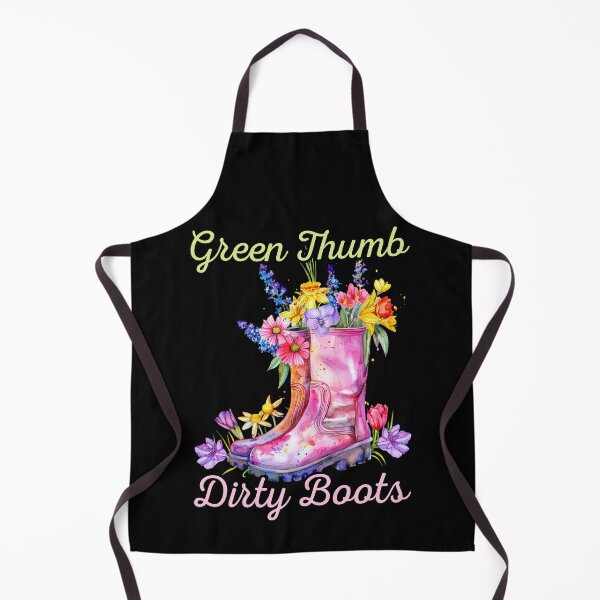 Item preview, Green Thumb Dirty Boots Women Gardening Plant Lover designed and sold by Designer-Girl.