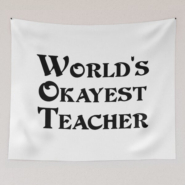Item preview, World's Okayest English Teacher designed and sold by 101univers.