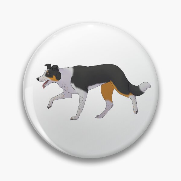 Item preview, Border Collie herding black tri ticking designed and sold by Cynthiaetal.
