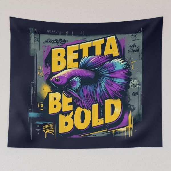 Item preview, Cool Betta saying and fish, Streatwear design designed and sold by FinFriends.