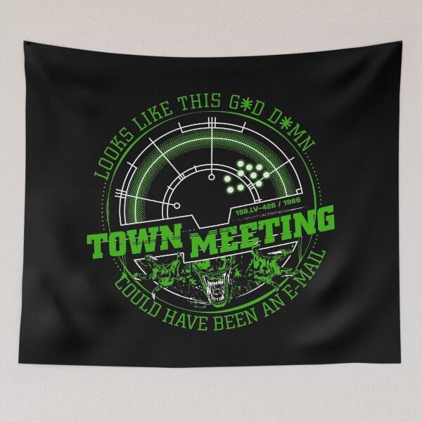 Item preview, Aliens 1986 LV-426 - Town Meeting Email Tracker Xenomorph Town Meeting designed and sold by therocketman.