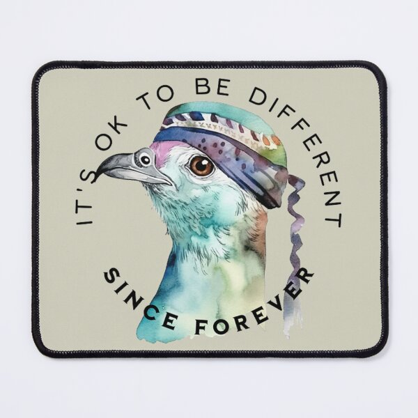 Item preview, It's ok to be Different - Cool Bird  designed and sold by MirucaDesign.